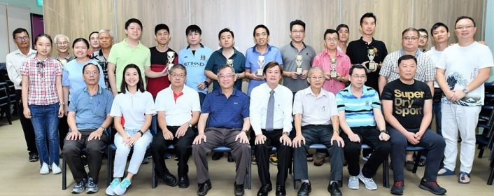 颜金勇部长热心推动棋艺 每年组织比赛还亲临颁奖