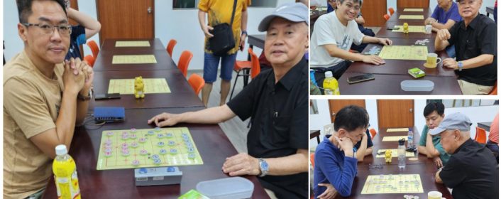 会长以棋会友 今晚三战全胜