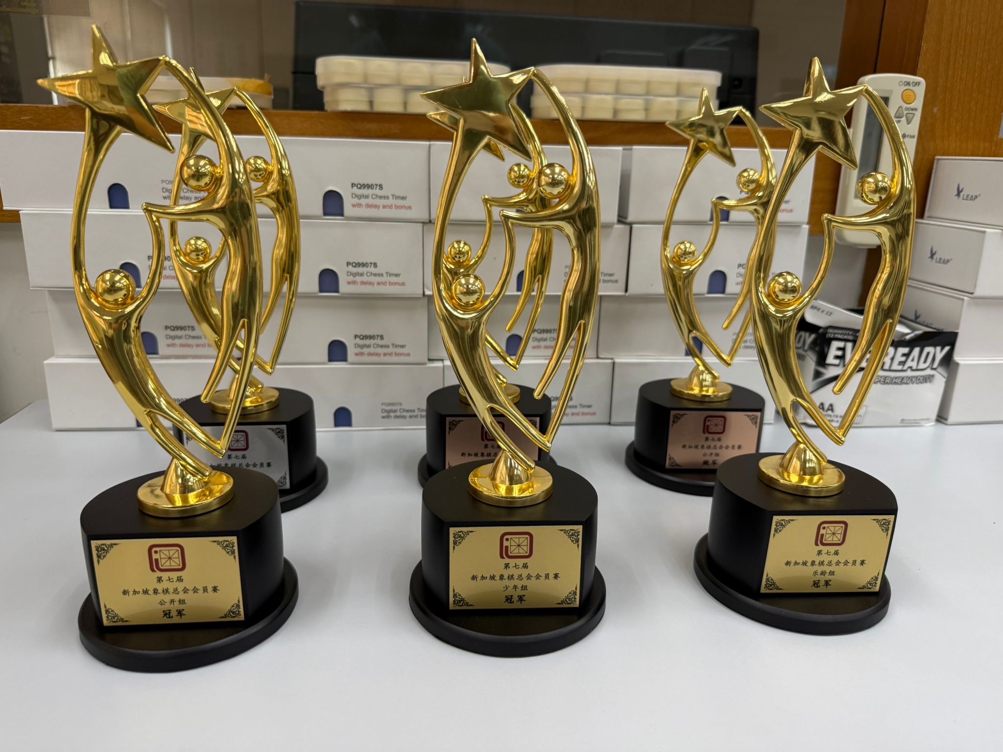 Prize trophy for competition